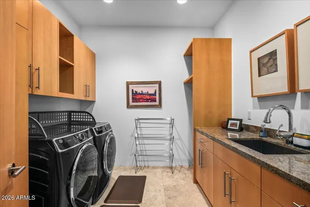 a view of swimming pool with outdoor seating