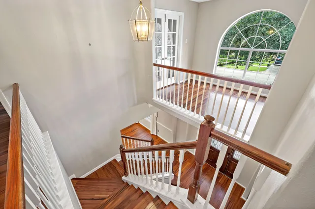 a view of an front door