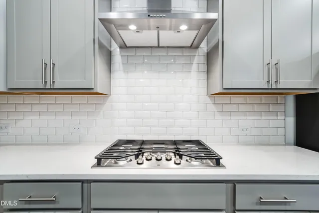 a kitchen with kitchen island a sink appliances and cabinets