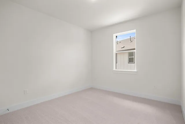 a view of a small space with window