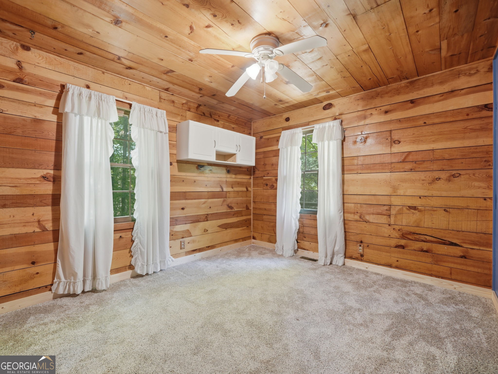 629 Goose Island Road Cherry Log, GA 30522 - Photo 14 of 52 a view of room with wooden walls
