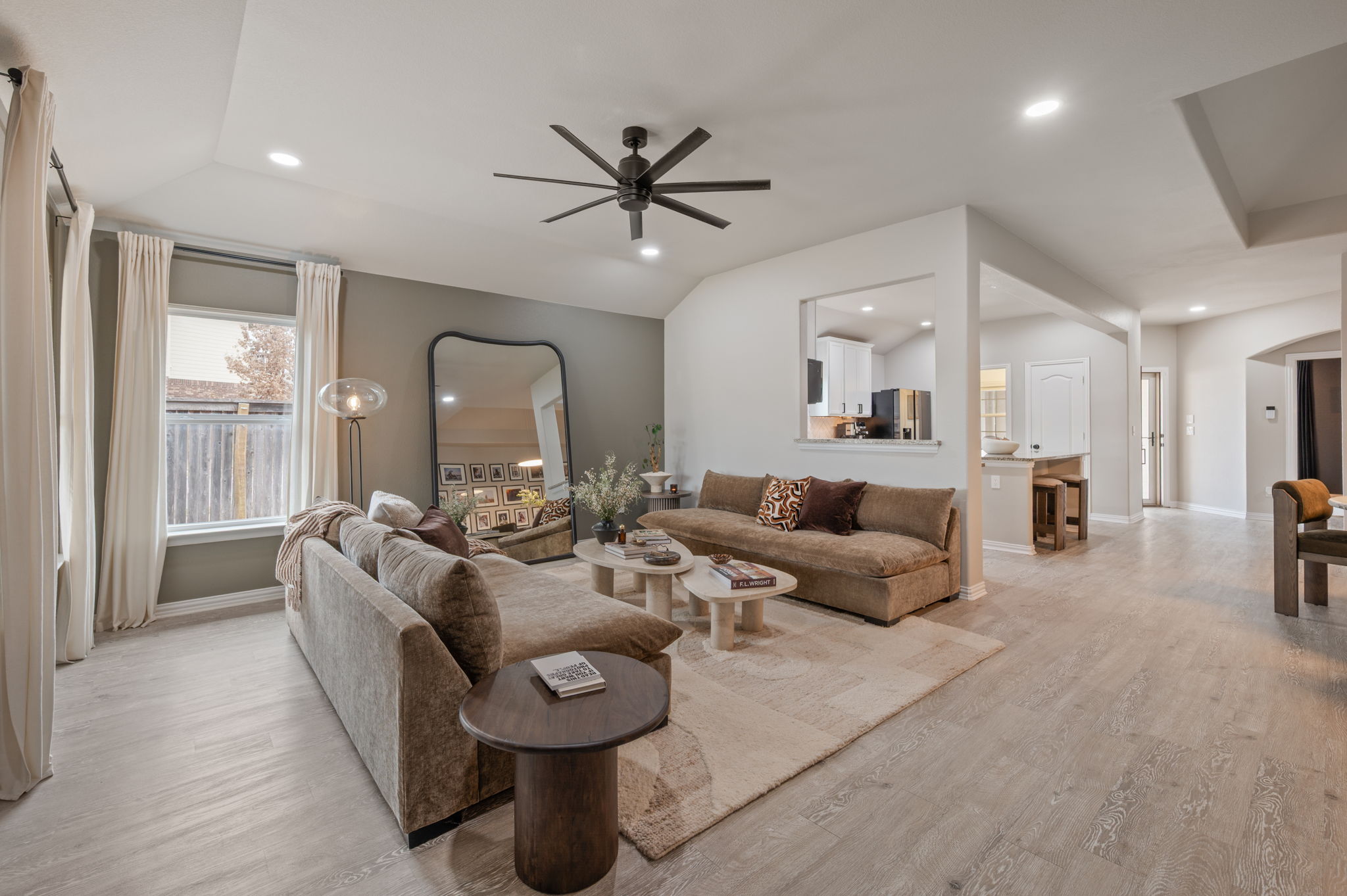 3724 Brean Down Road Pflugerville, TX 78660 - Photo 9 of 34 a living room with furniture and a large window
