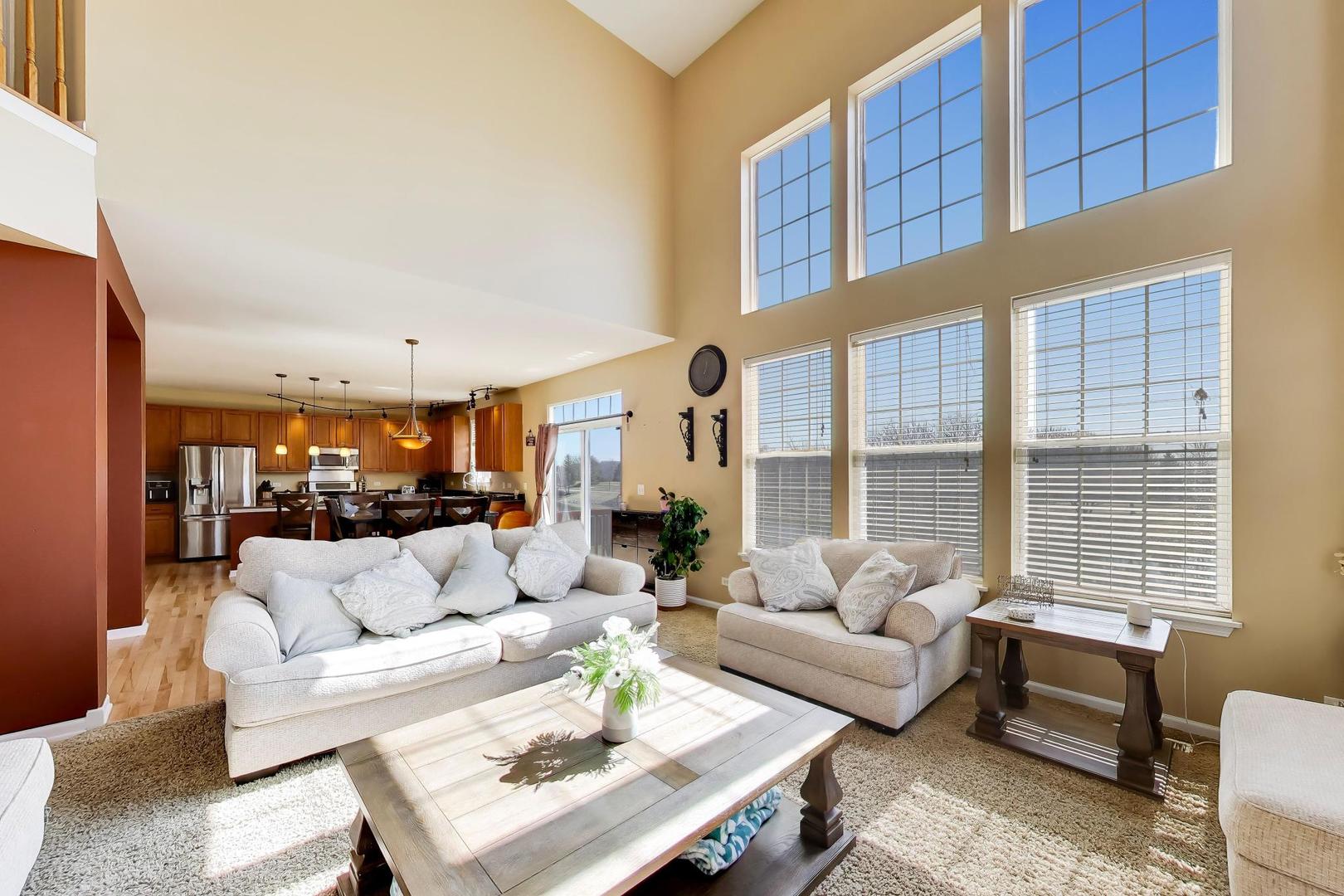 343 Copper Springs Lane Elgin, IL 60124 - Photo 11 of 50 a living room with furniture and a large window