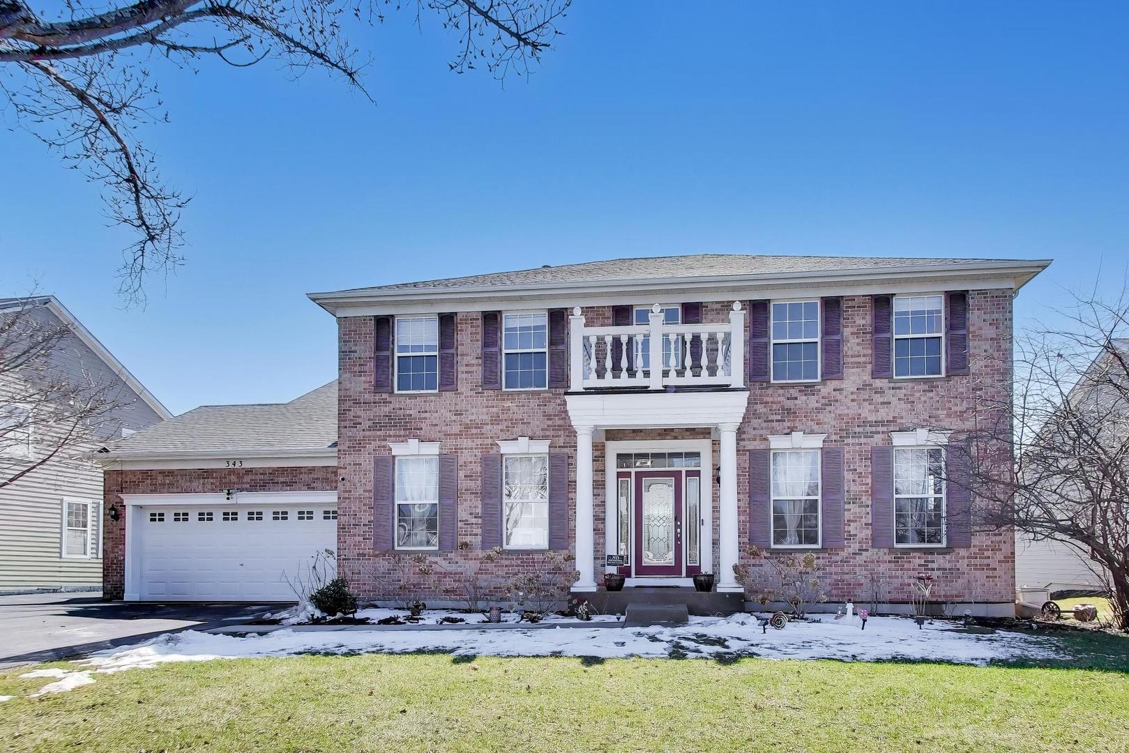 343 Copper Springs Lane Elgin, IL 60124 - Photo 42 of 50 a front view of house with yard