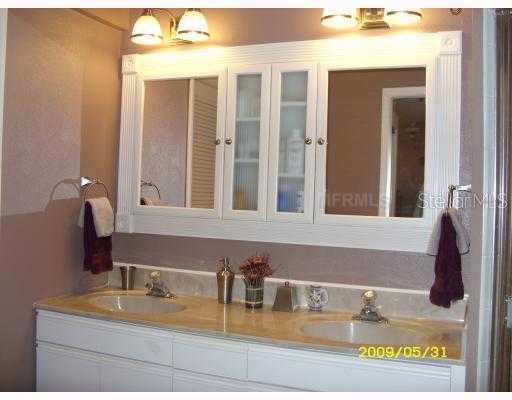 Aerial View - Master bathroom has been updated and even has the washer dryer enclosed as an added bonus.