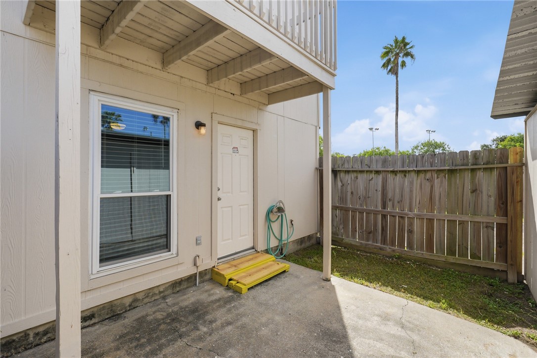 6702 Everhart Road, Unit U104 Corpus Christi, TX 78413 - Photo 20 of 25 Fenced in Private patio