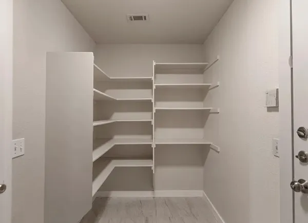 a view of a room with shelf