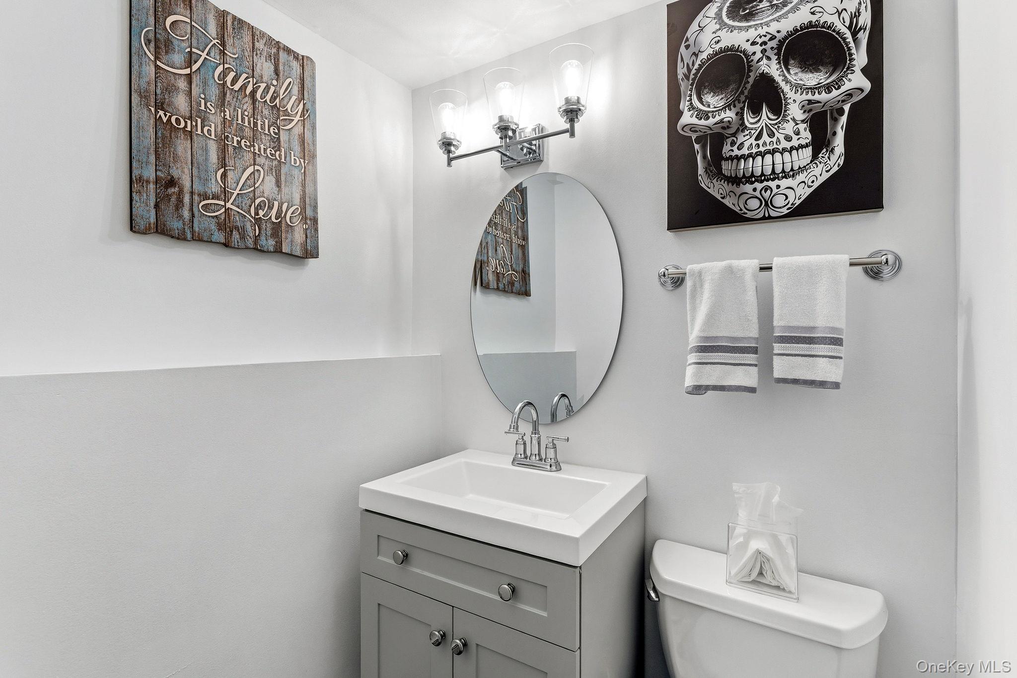 56 Tanager Road Mahopac, NY 10541 - Photo 23 of 30 a bathroom with a sink and a mirror