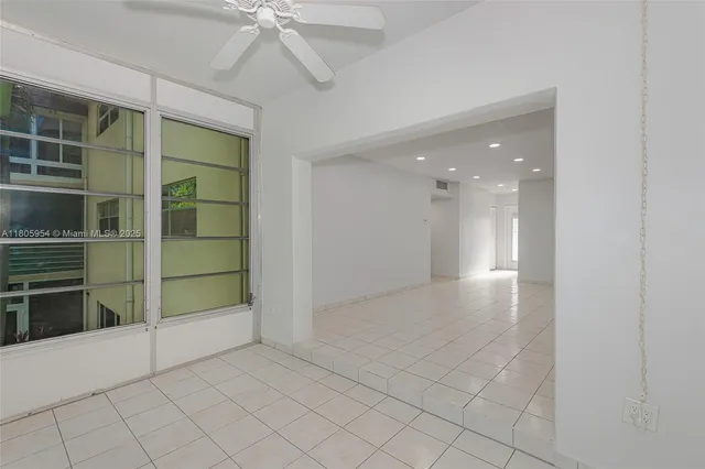 a view of empty room