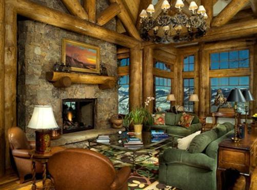 2845 Daybreak Ridge Road Avon, CO 81620 - Photo 4 of 6 a living room with furniture and a fireplace