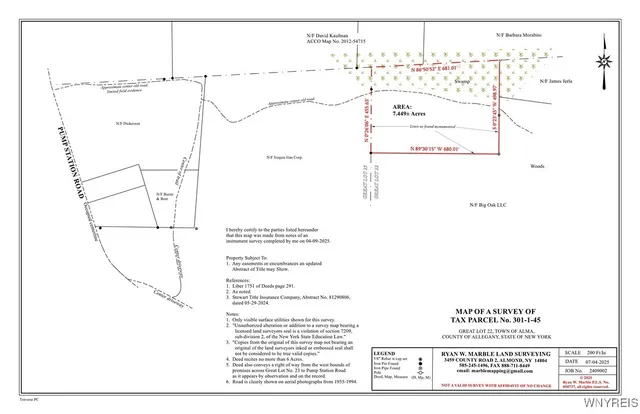 $7,449 | 0 Pump Station Road, Wellsville, NY 14895