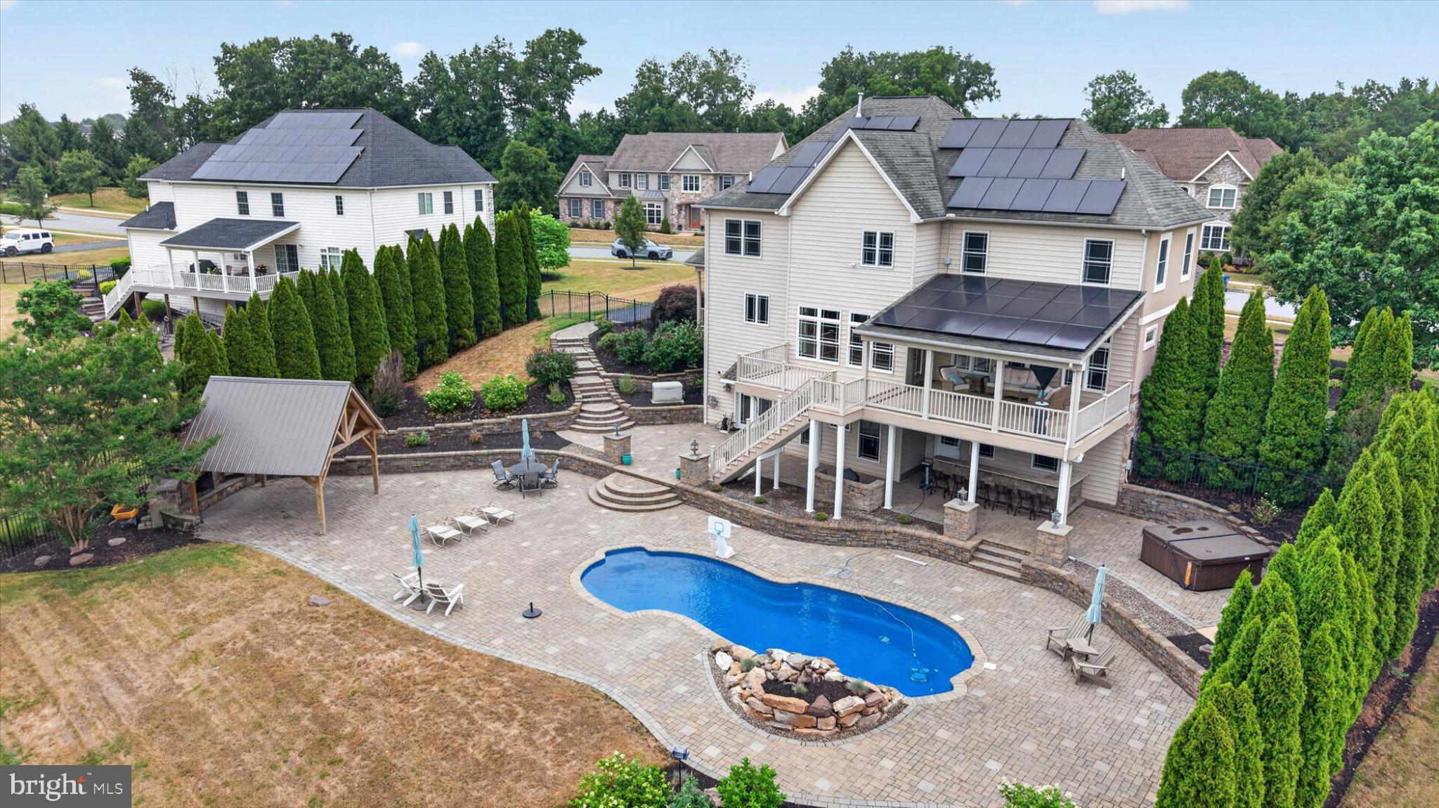 6505 Plowman Ridge Harrisburg, PA 17112 - Photo 2 of 83 Stunning home with inviting pool oasis.