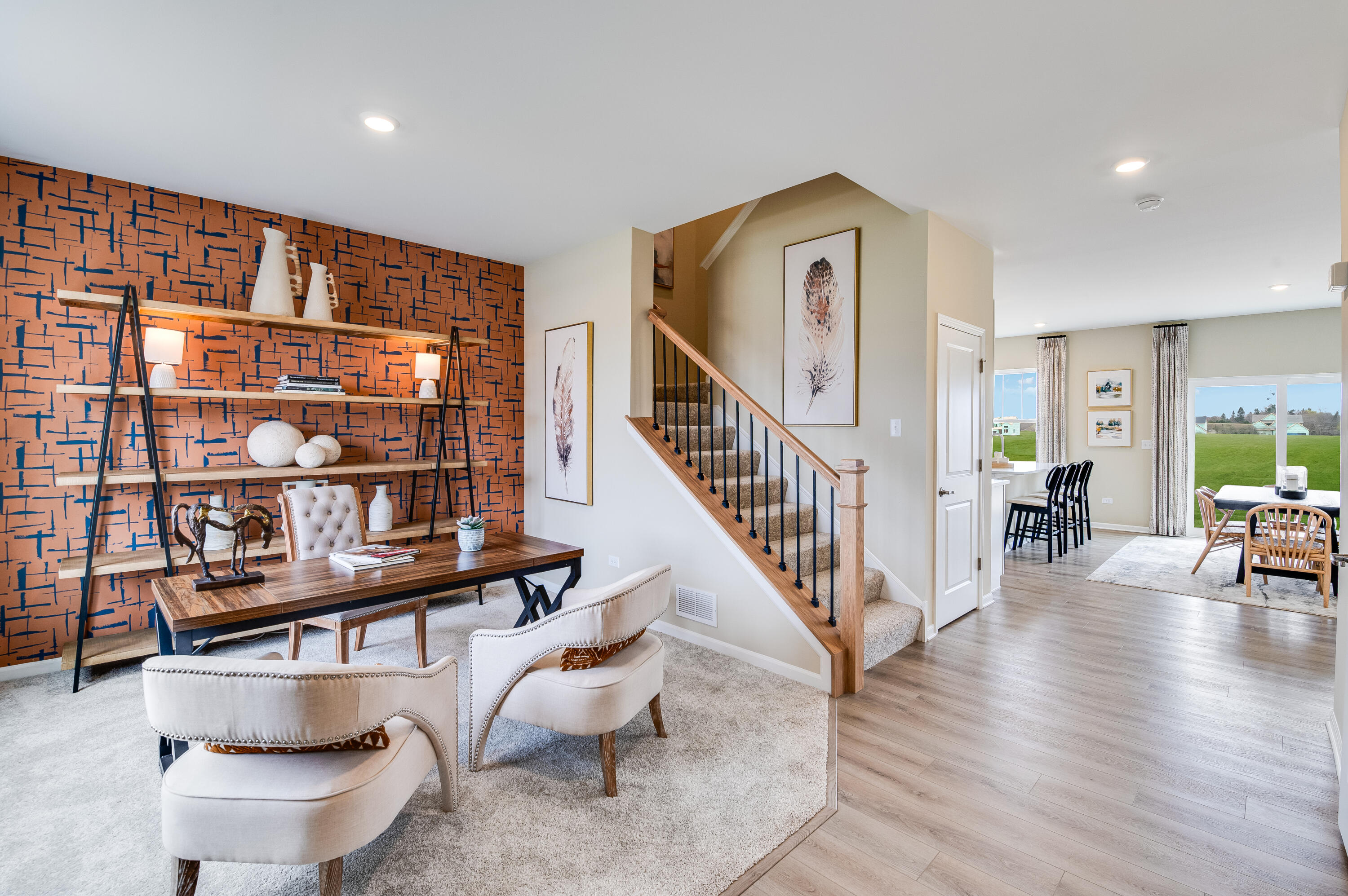 8403 Norwell Street Lowell, IN 46356 - Photo 11 of 26 a view of a living room and dining room
