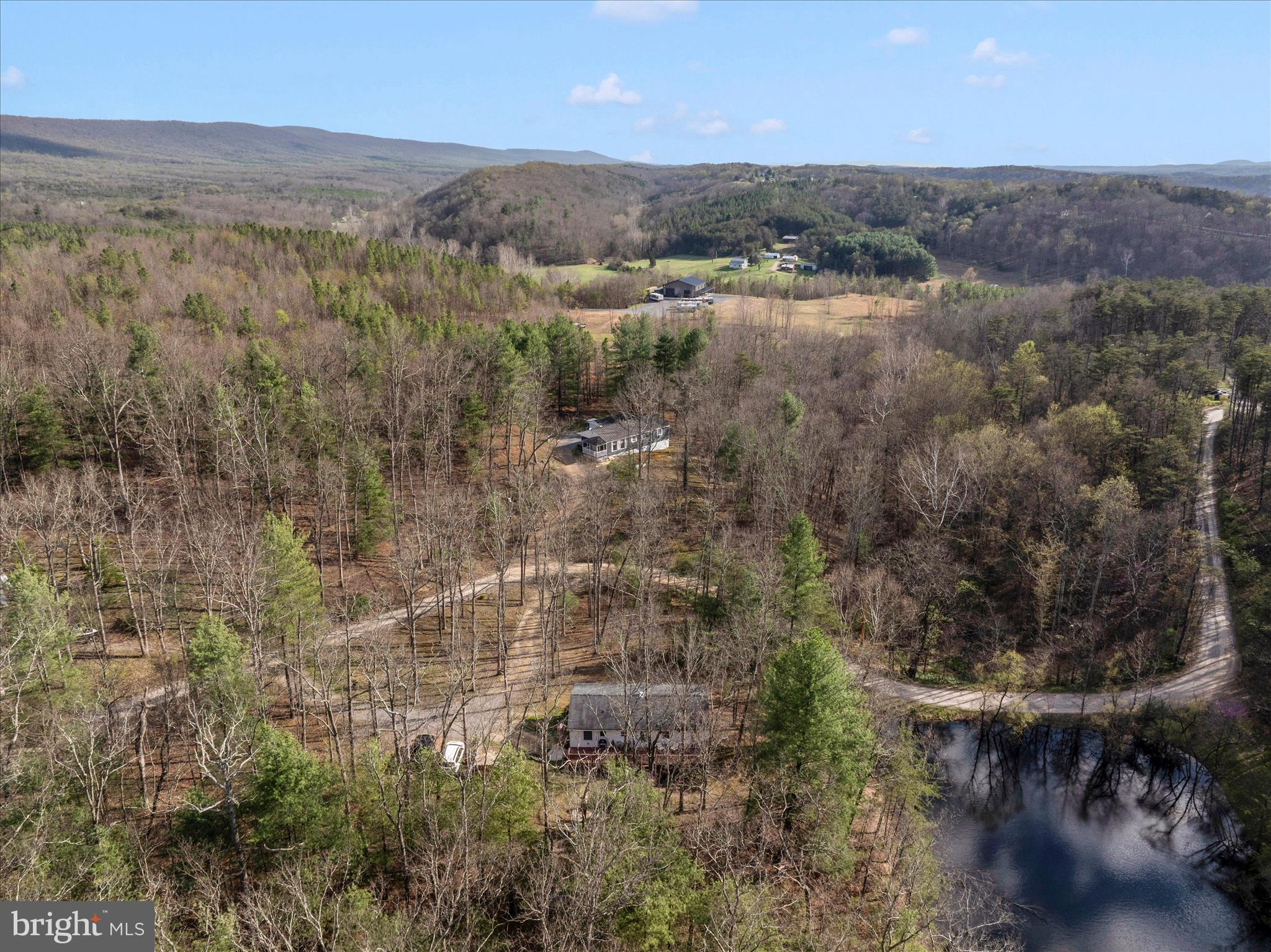 371 Oak Hill Road Berkeley Springs, WV 25411 - Photo 32 of 35 Aerial Front