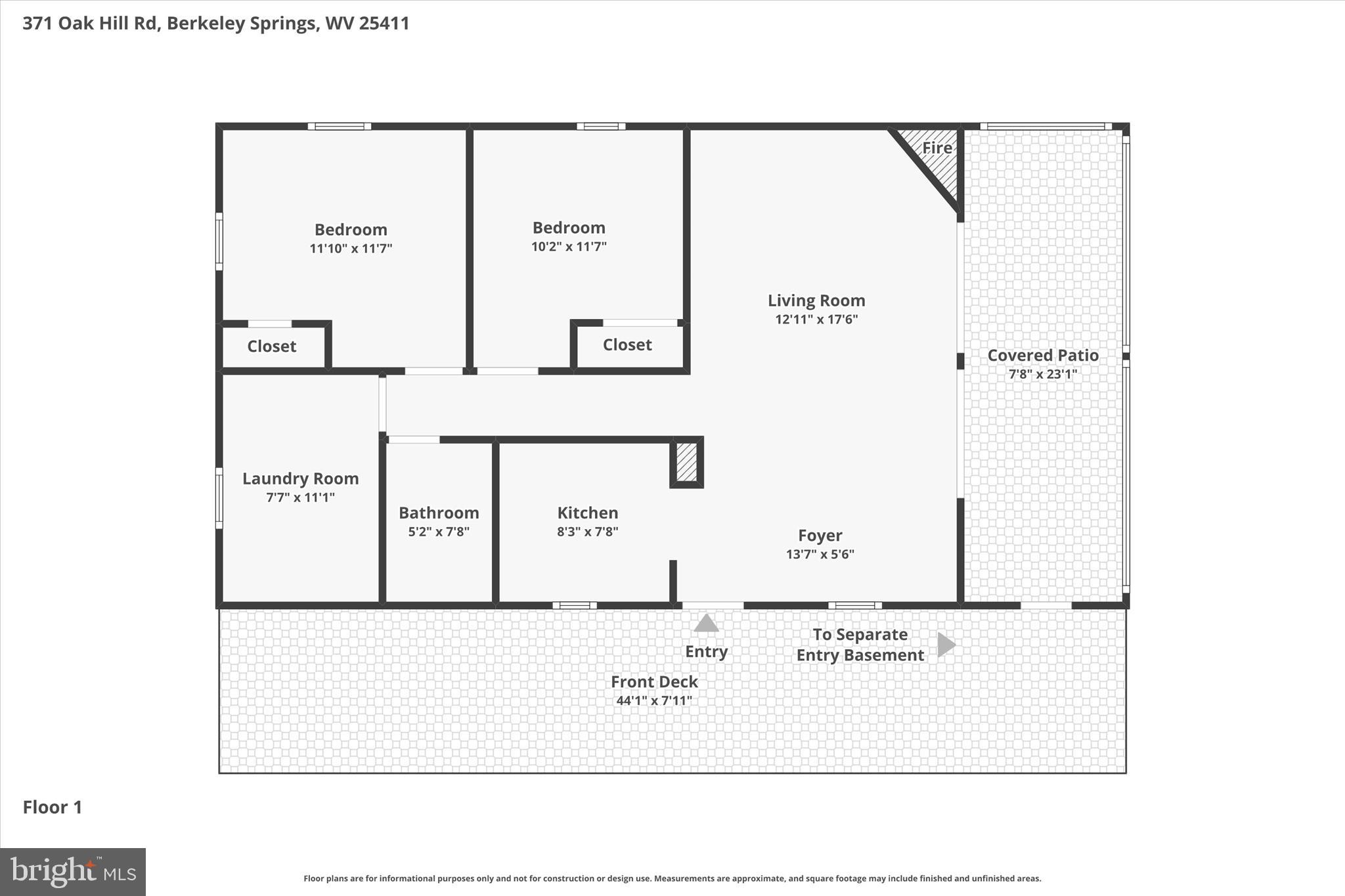 371 Oak Hill Road Berkeley Springs, WV 25411 - Photo 35 of 35 Floor-1