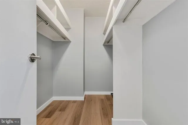 a view of hallway with stairs