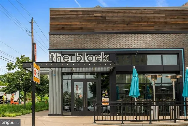 a view of building with sign board