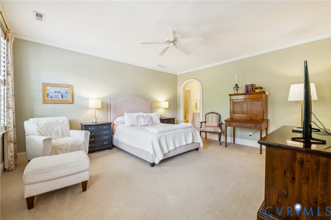 13901 Dunkeld Terrace Midlothian, VA 23113 - Photo 29 of 44 a bedroom with furniture and a flat screen tv
