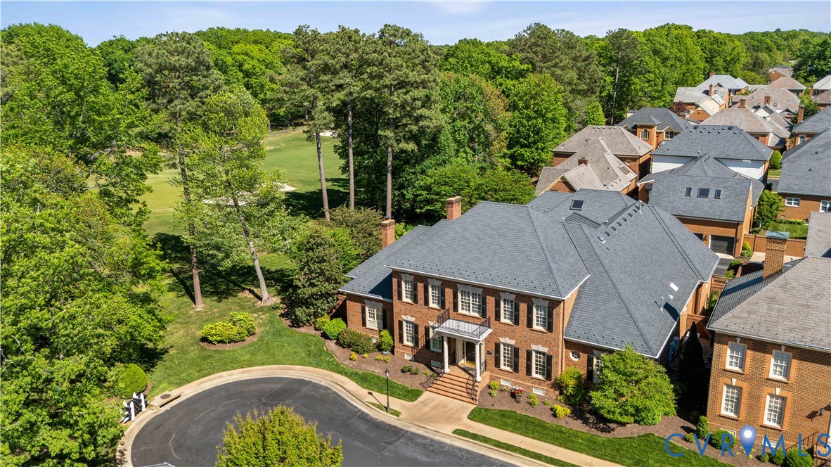 13901 Dunkeld Terrace Midlothian, VA 23113 - Photo 44 of 44 an aerial view of a house with garden space sitting space and swimming pool