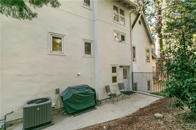 a backyard of a house