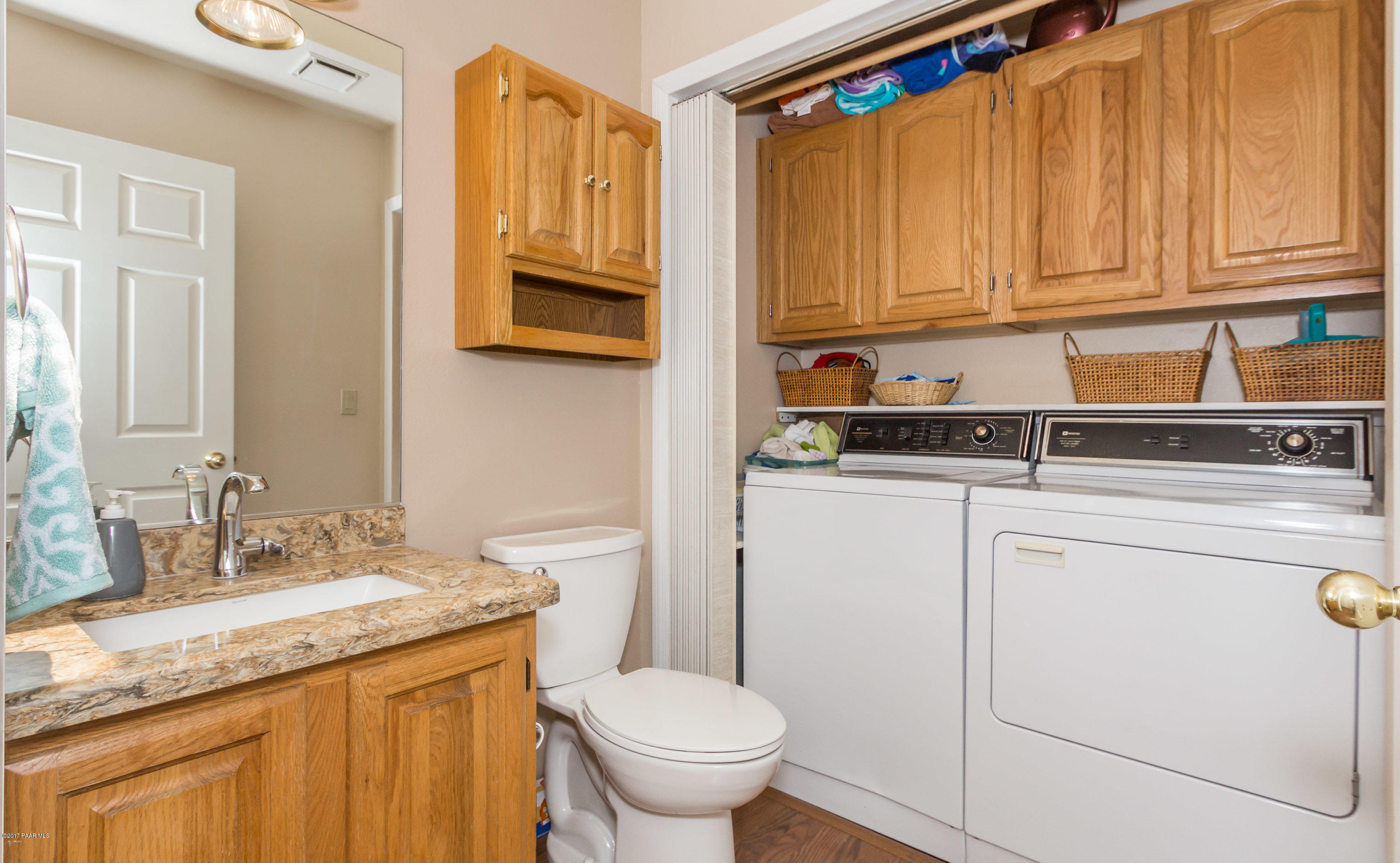 1130 East Timber Ridge Road Prescott, AZ 86303 - Photo 8 of 31 008_Guest Bathroom Laundry Room