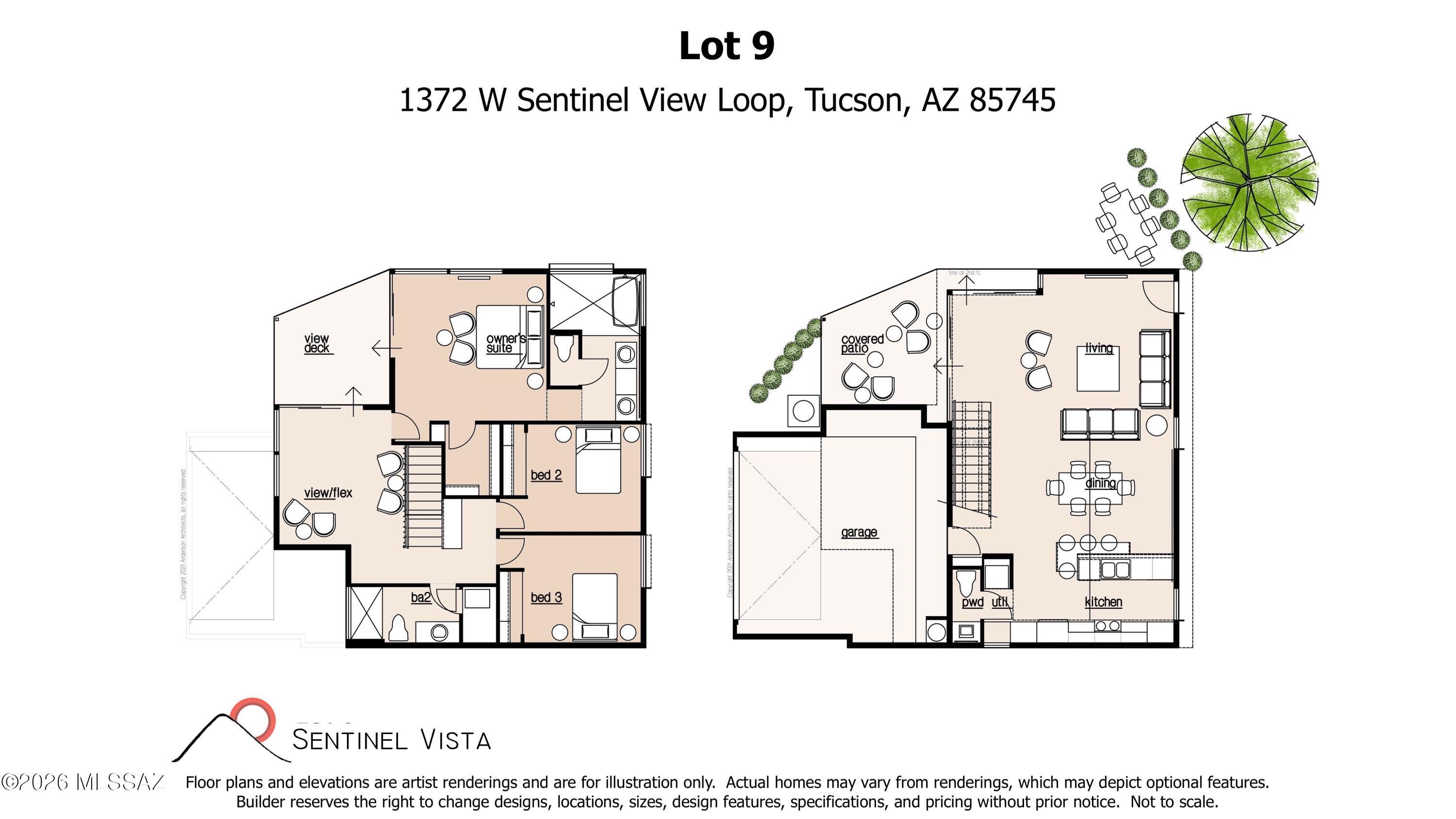 1372 West Sentinel View Loop West Tucson, AZ 85745 - Photo 42 of 42 Floor Plan