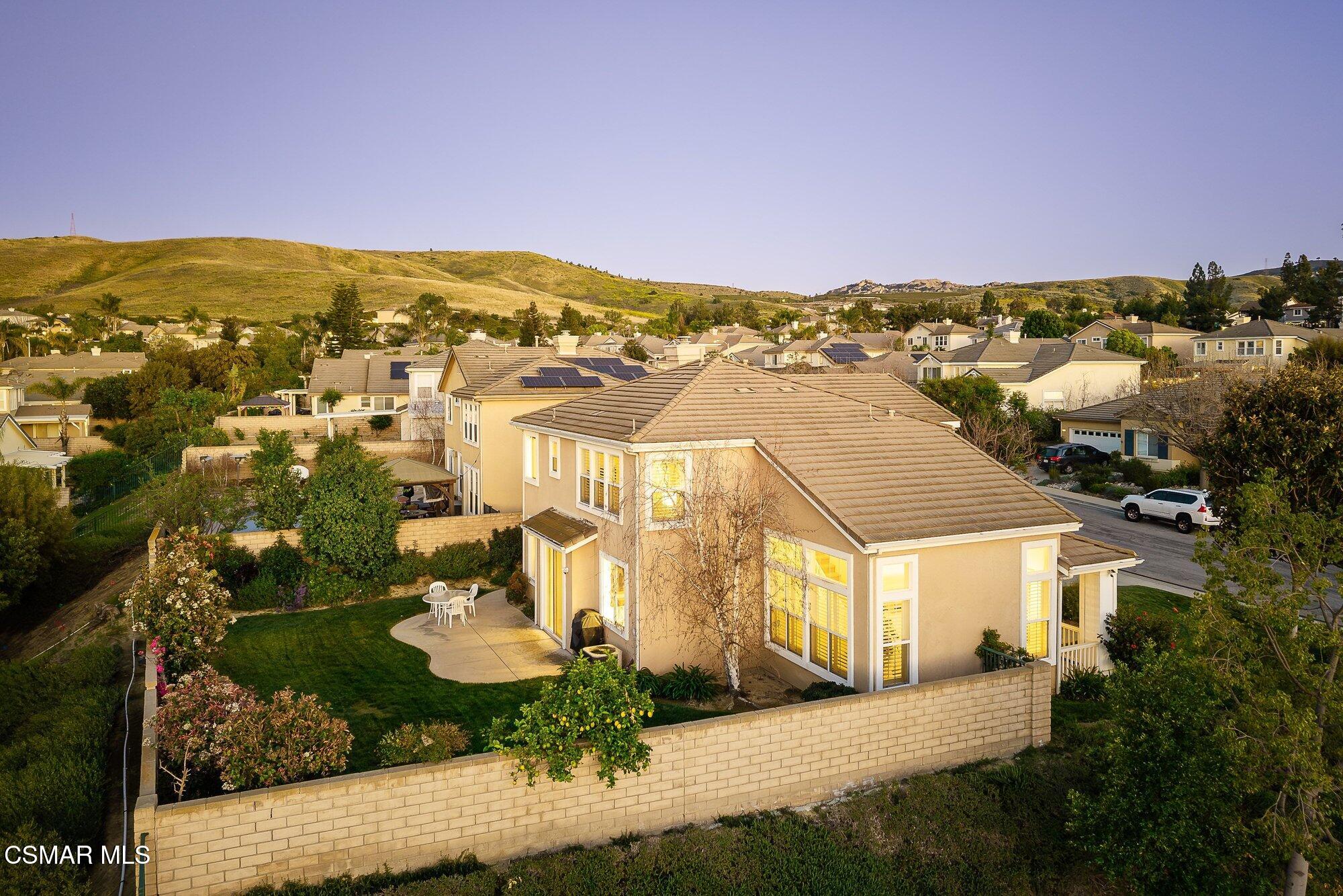 3205 Pine View Drive Simi Valley, CA 93065 - Photo 4 of 72 an aerial view of residential houses with outdoor space and trees