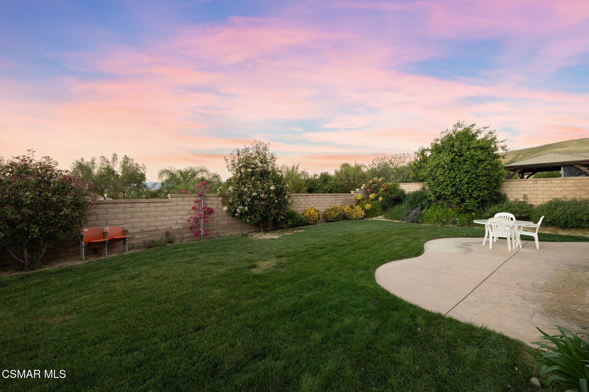 3205 Pine View Drive Simi Valley, CA 93065 - Photo 47 of 72 a view of a backyard with sitting area