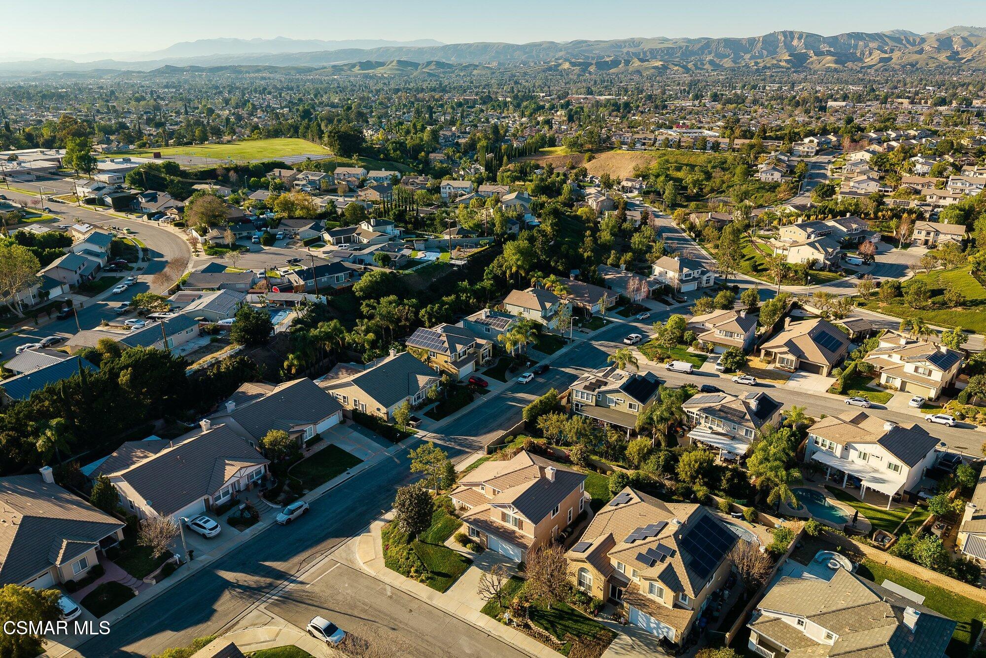 3205 Pine View Drive Simi Valley, CA 93065 - Photo 62 of 72 an aerial view of multiple house