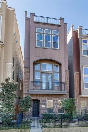 a front view of a building