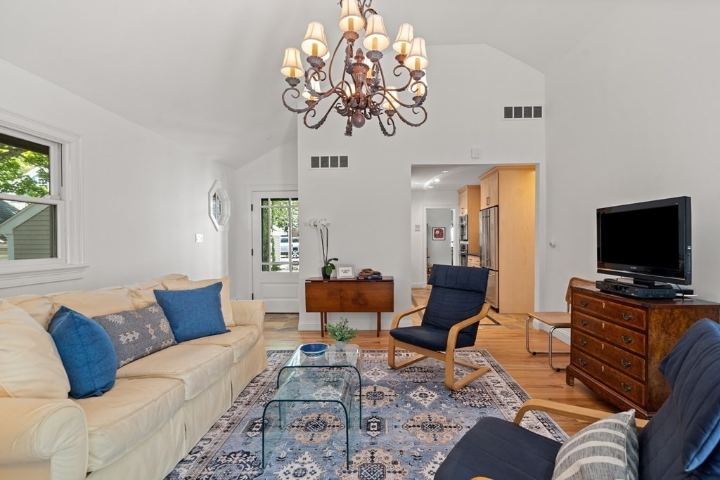 6 Dean Road Marblehead, MA 01945 - Photo 15 of 29 a living room with furniture and a flat screen tv