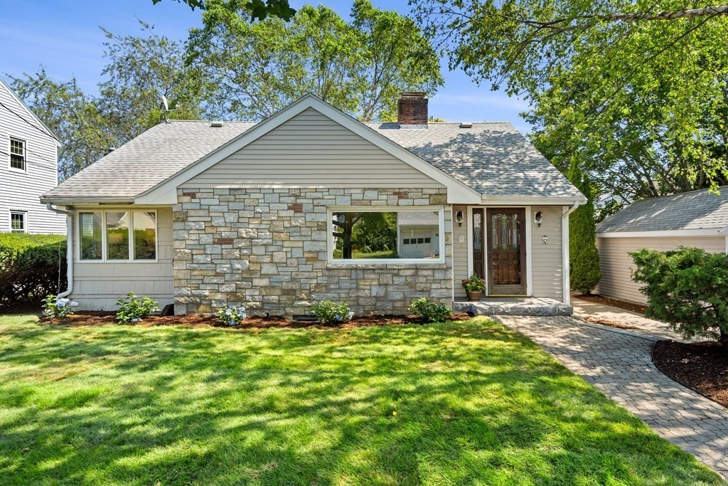 6 Dean Road Marblehead, MA 01945 - Photo 2 of 29 a front view of a house with a yard