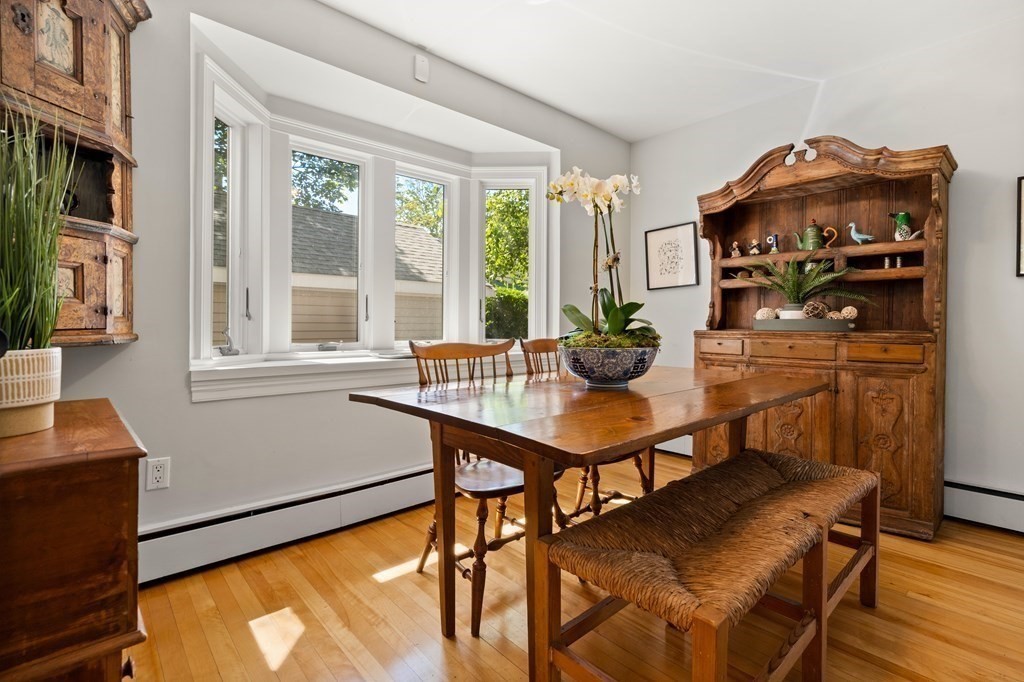 6 Dean Road Marblehead, MA 01945 - Photo 8 of 29 a view of a dining room with furniture window and outside view