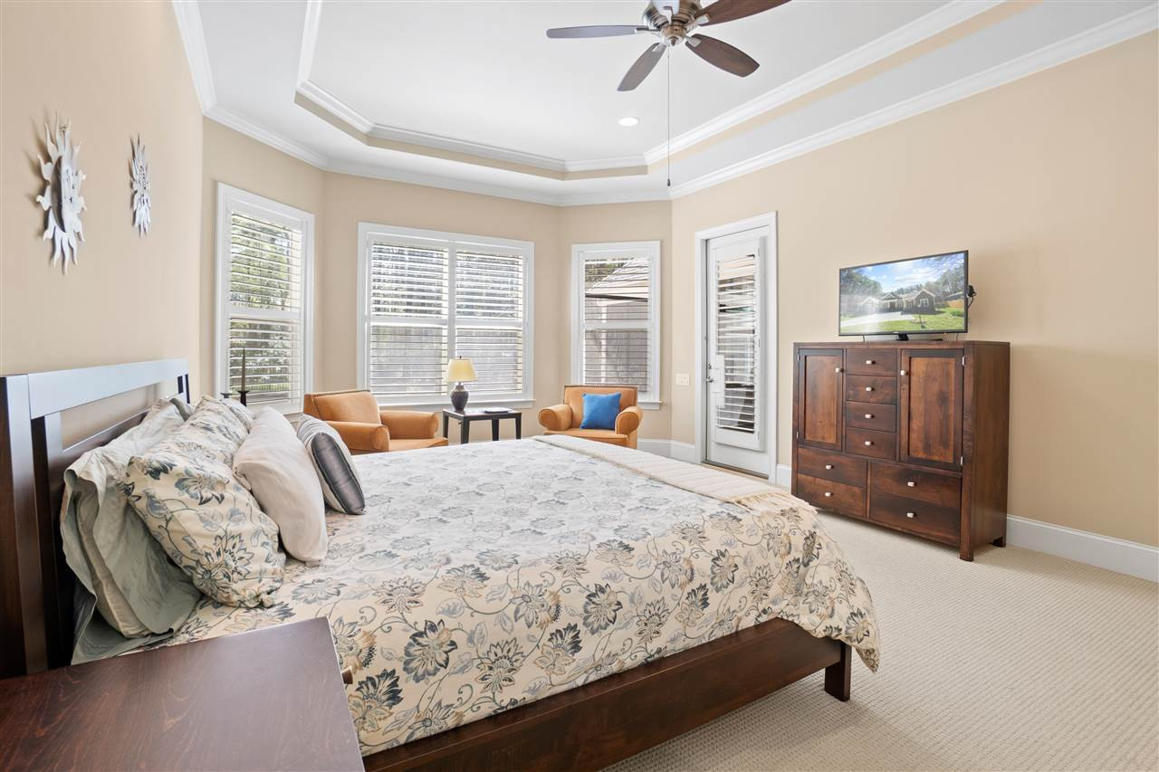 1504 Brassfield Road Raleigh, NC 27614 - Photo 13 of 30 Luxurious Master Bedroom Suite Overlooking the Pool