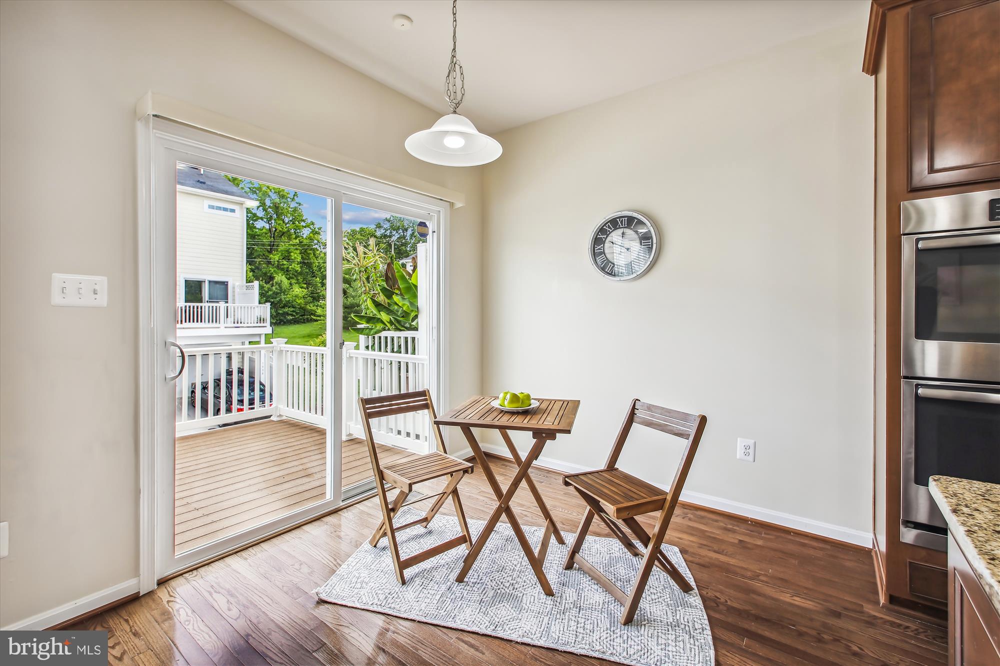 7941 Silver Oak Road Hanover, MD 21076 - Photo 14 of 56 BREAKFAST AREA & SLIDING GLASS DOORS TO DECK