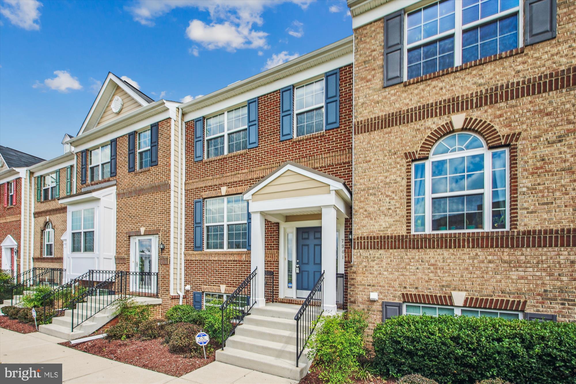 7941 Silver Oak Road Hanover, MD 21076 - Photo 3 of 56 BRICK FRONT LANDSCAPED EXTERIOR & COVERED ENTRY