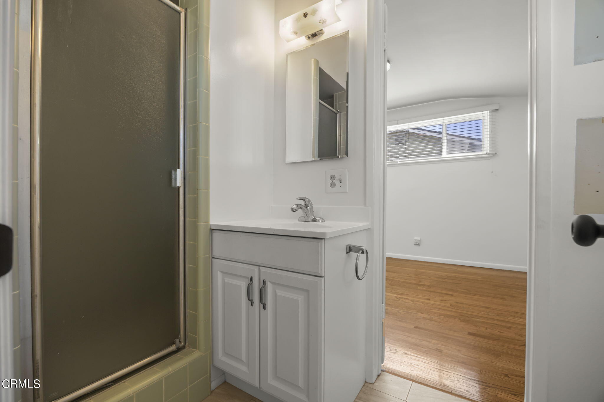 237 Brucker Road West Oxnard, CA 93033 - Photo 23 of 29 a bathroom with a sink and a mirror