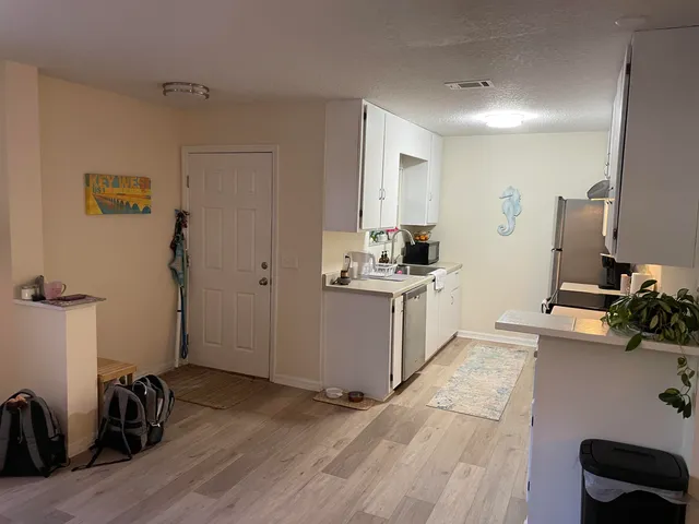 a room with storage and utility