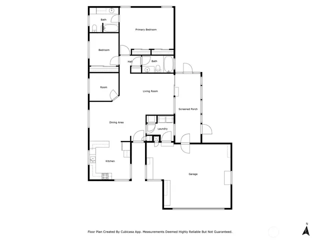 a house with outdoor space