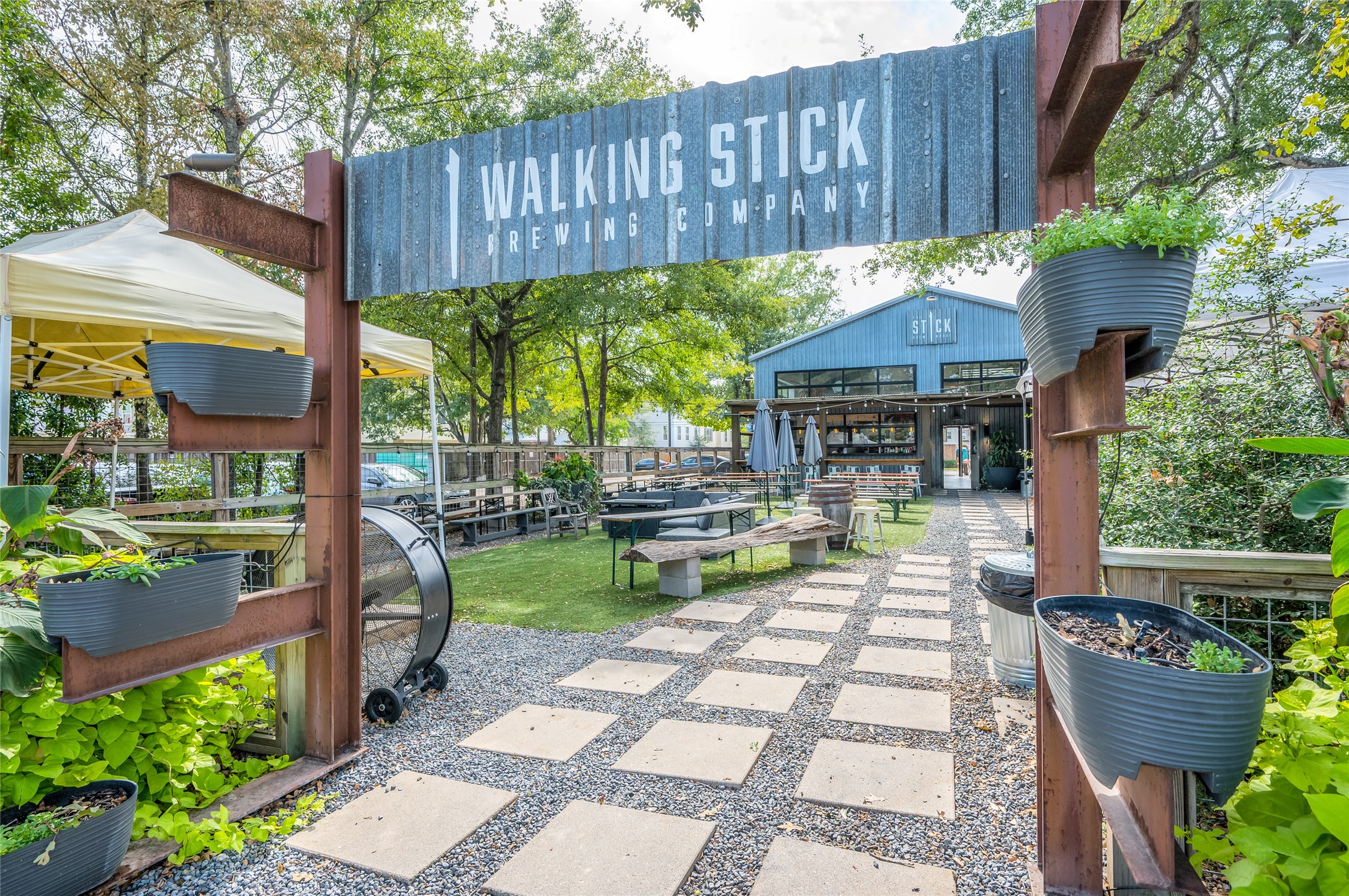 1219 Candlelight Lane Houston, TX 77018 - Photo 31 of 36 Walking Stick Brewery is especially popular on gorgeous days because of their well gorgeous grounds.