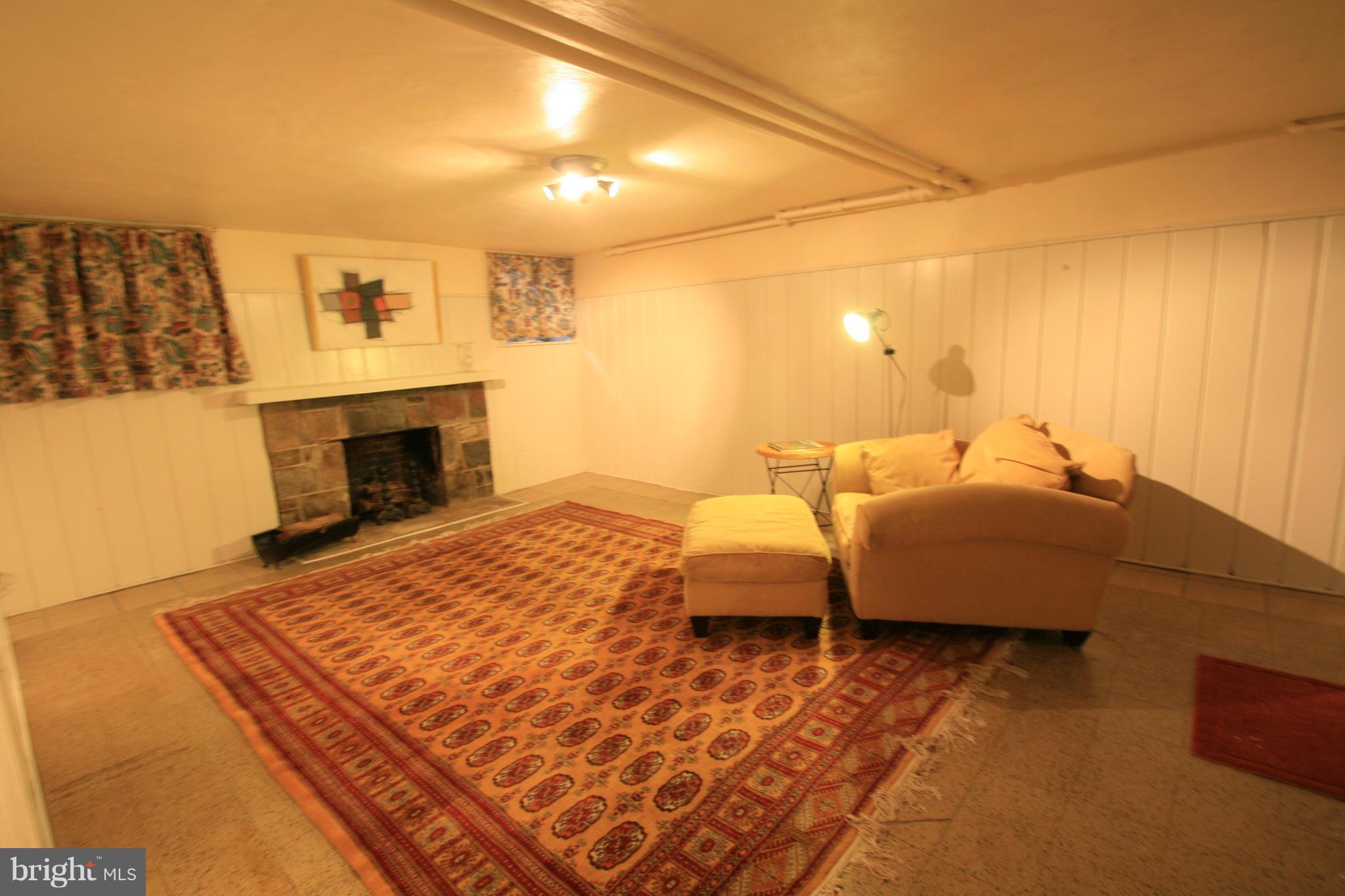 3711 Ednor Road Baltimore, MD 21218 - Photo 22 of 30 Family Room w/ Stone Fireplace