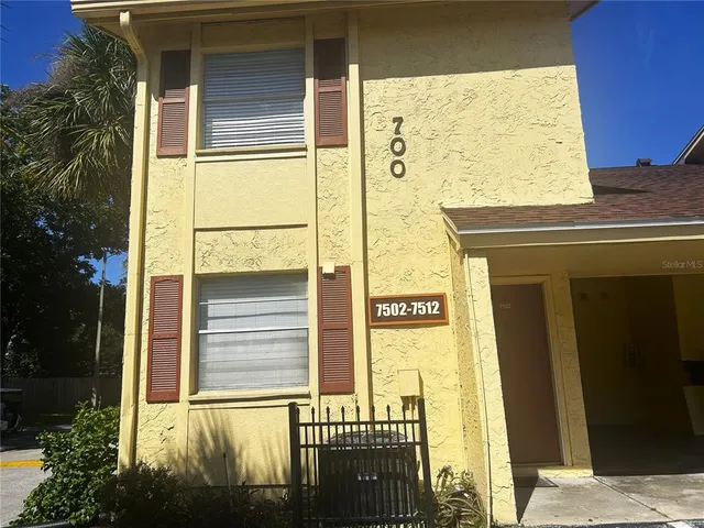 a view of a door front of a house
