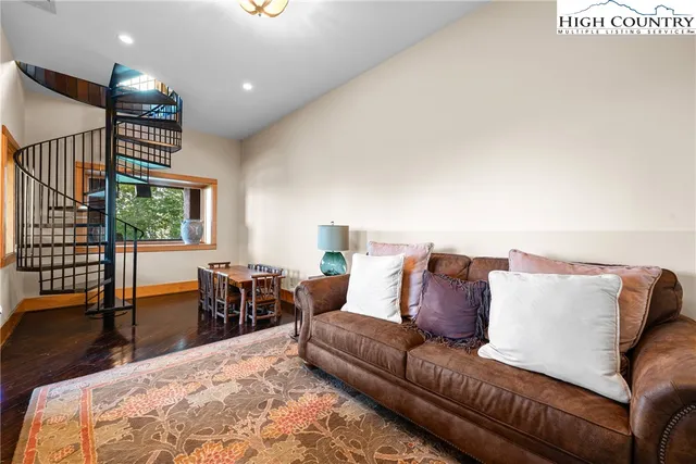 a bedroom with bed and a closet