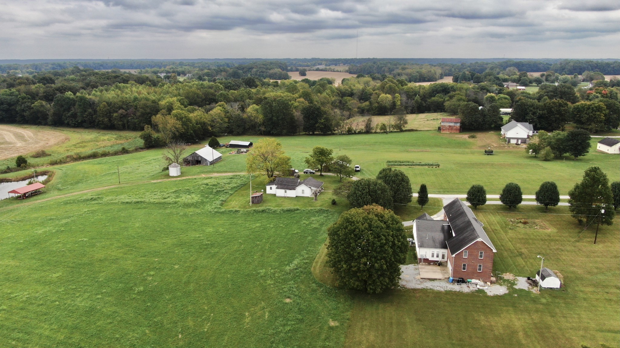 6808 Hester Road Springfield, TN 37172 - Photo 7 of 50 an aerial view of a house with yard swimming pool and outdoor seating