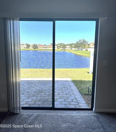 a view of an ocean from a window