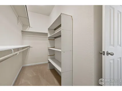 a view of walk in closet