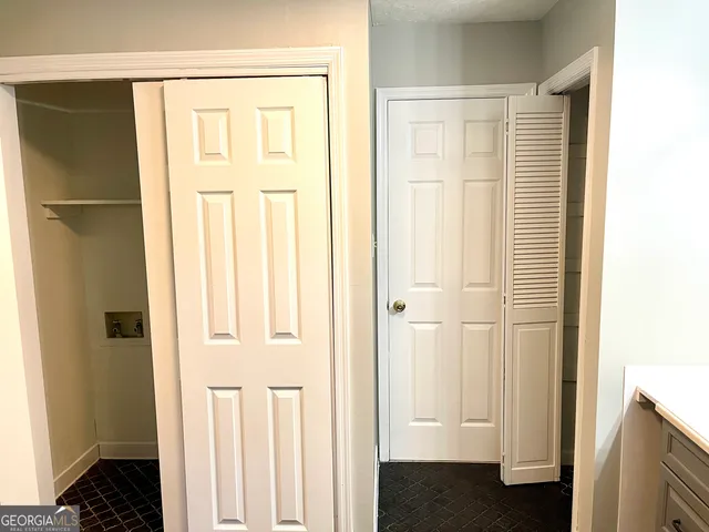 a view of front door