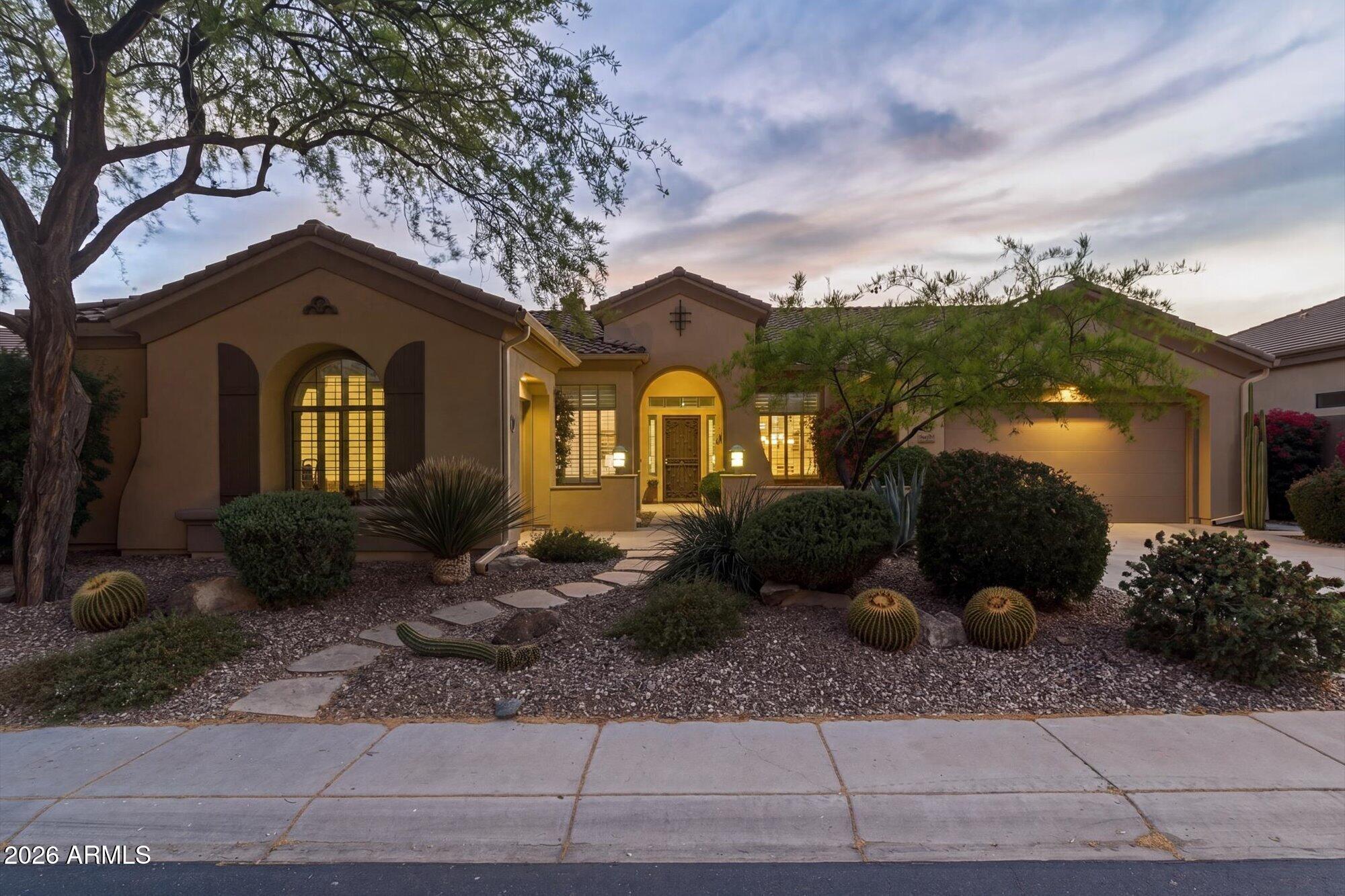 40322 North Hawk Ridge Trail Anthem, AZ 85086 - Photo 3 of 63 a house view with a outdoor space