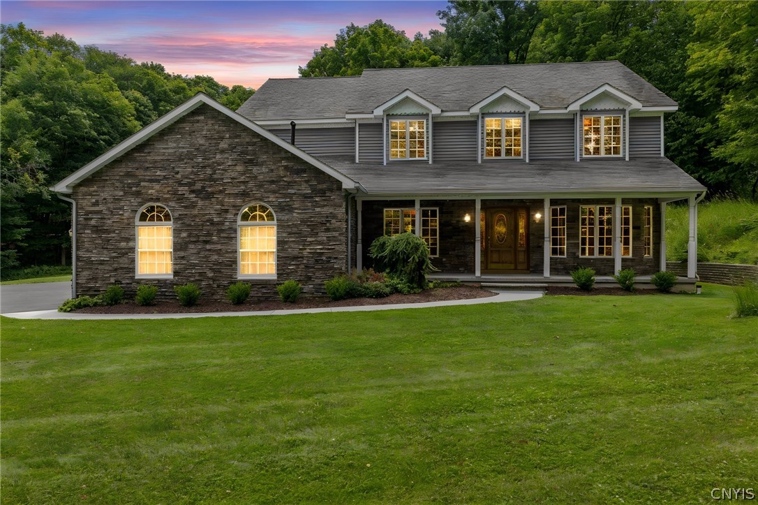 1103 Rail Fence Road Camillus, NY 13031 - Photo 3 of 50 Who doesn't love a good dusk view
