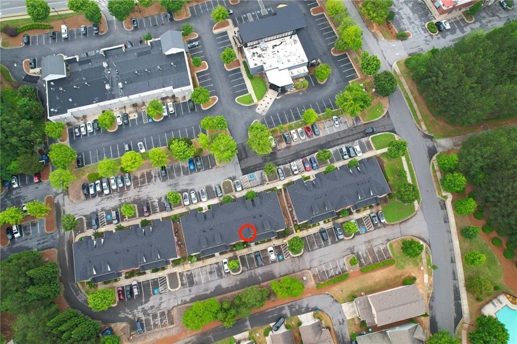 530 Highland Station Drive, Unit 2003 Suwanee, GA 30024 - Photo 6 of 6 aerial view of an buildings with street